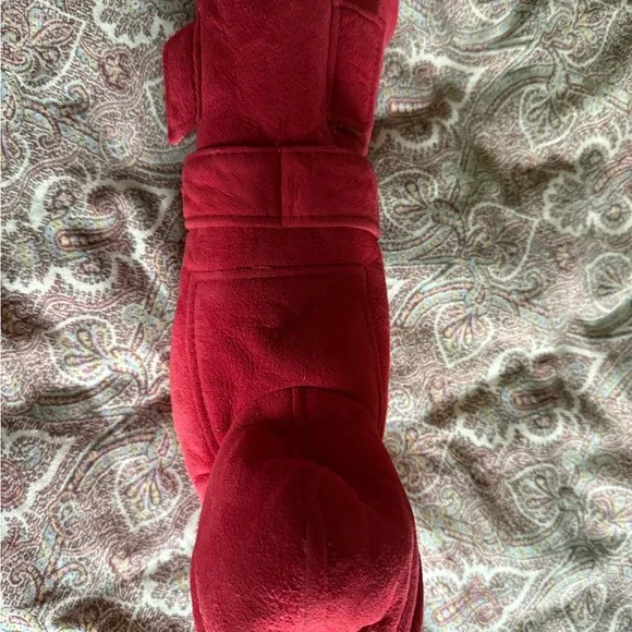 Burberry Red Genuine Lambskin Coat